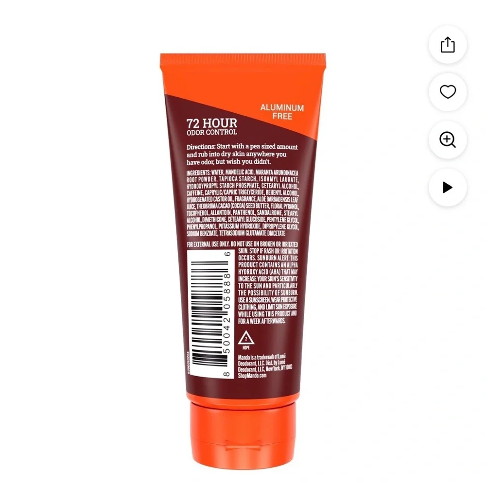 Hondo Whole Body Deodorant Pro Sport - Blue/Red